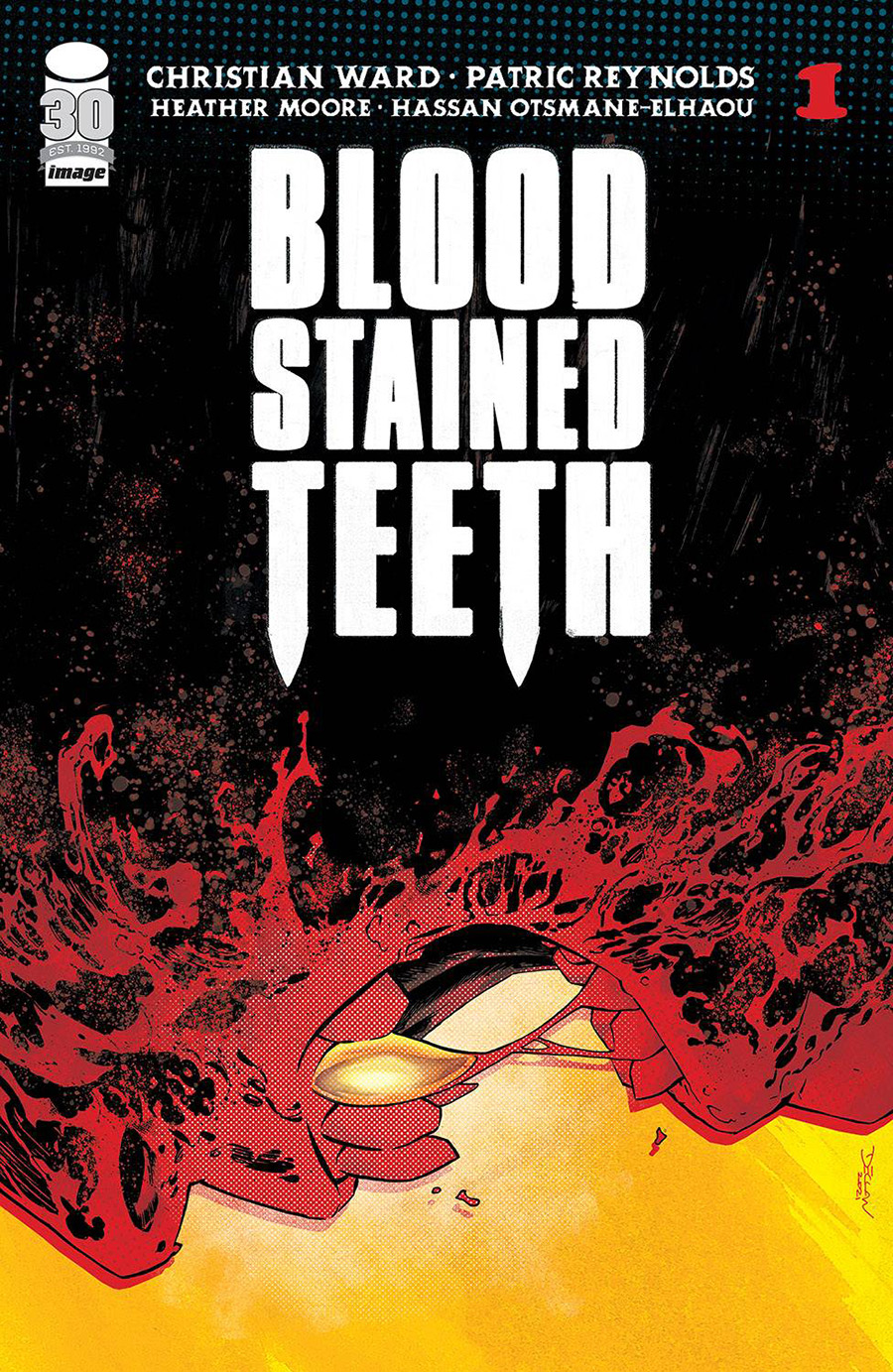 Blood-Stained Teeth #1 Cover C Variant Declan Shalvey Cover