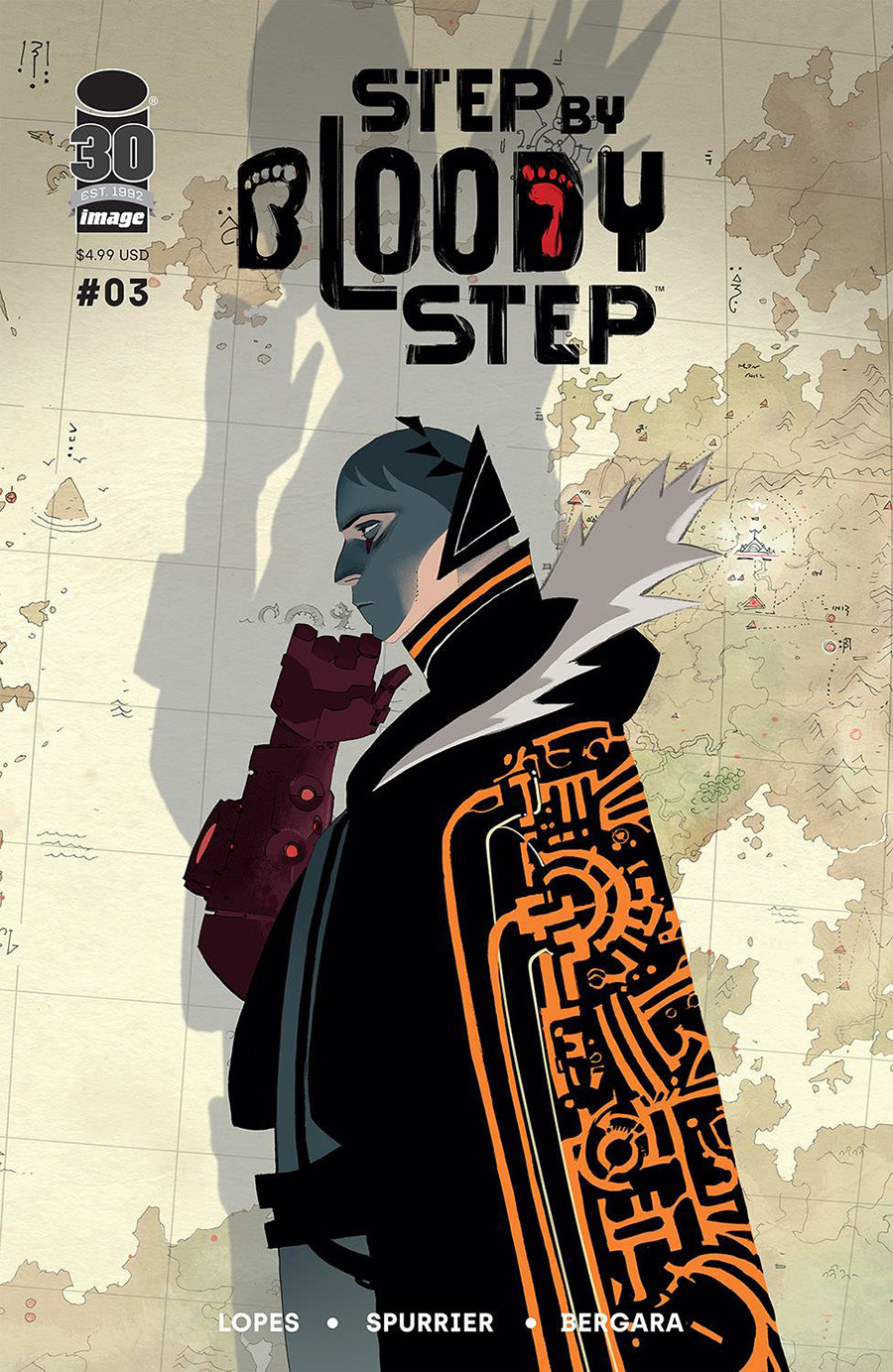 Step By Bloody Step #3 Cover A Regular Matias Bergara Cover