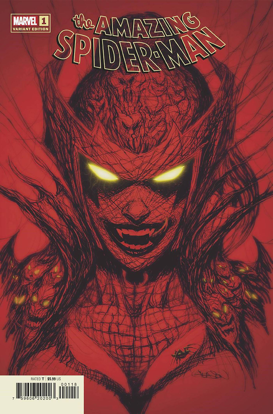 Amazing Spider-Man Vol 6 #1 Cover C Variant Patrick Gleason Webhead Cover