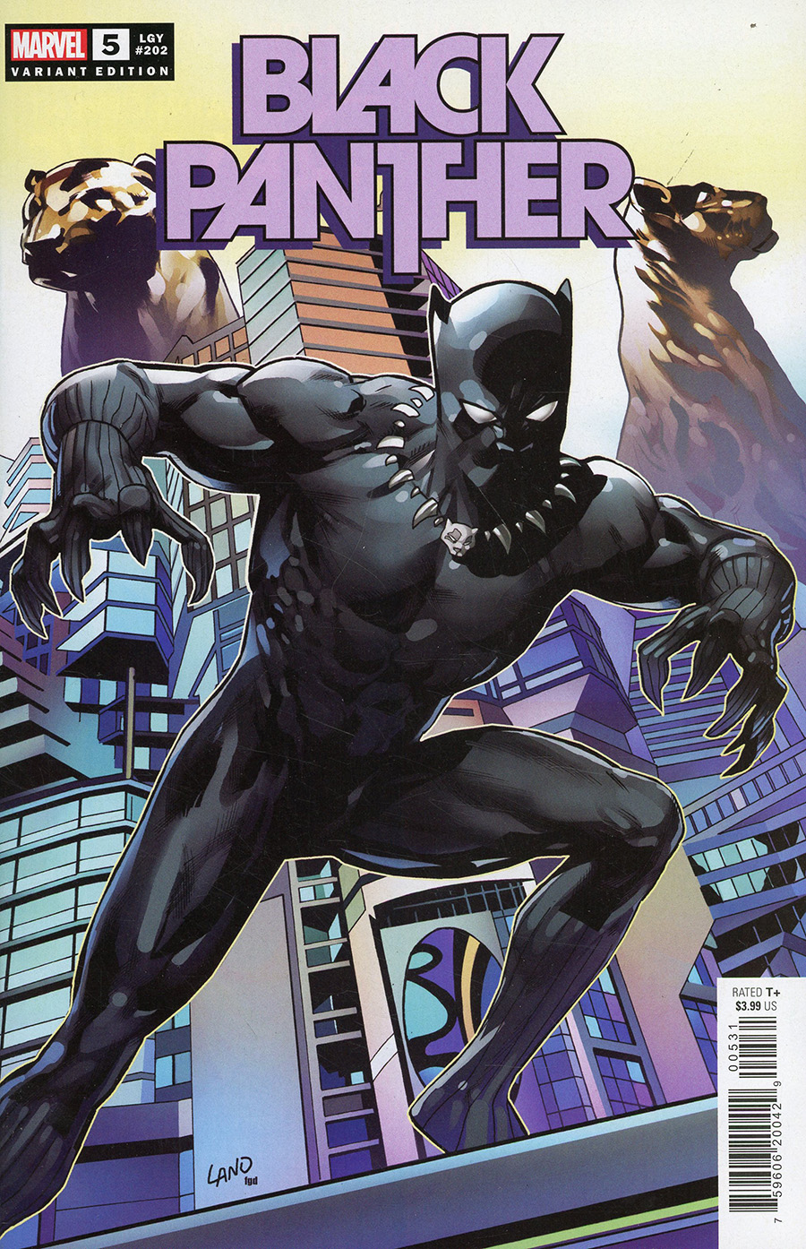 Black Panther Vol 8 #5 Cover C Variant Greg Land Cover