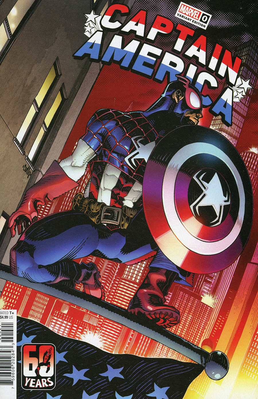 Captain America One Shot #0 Cover C Variant Cully Hamner Spider-Man Cover
