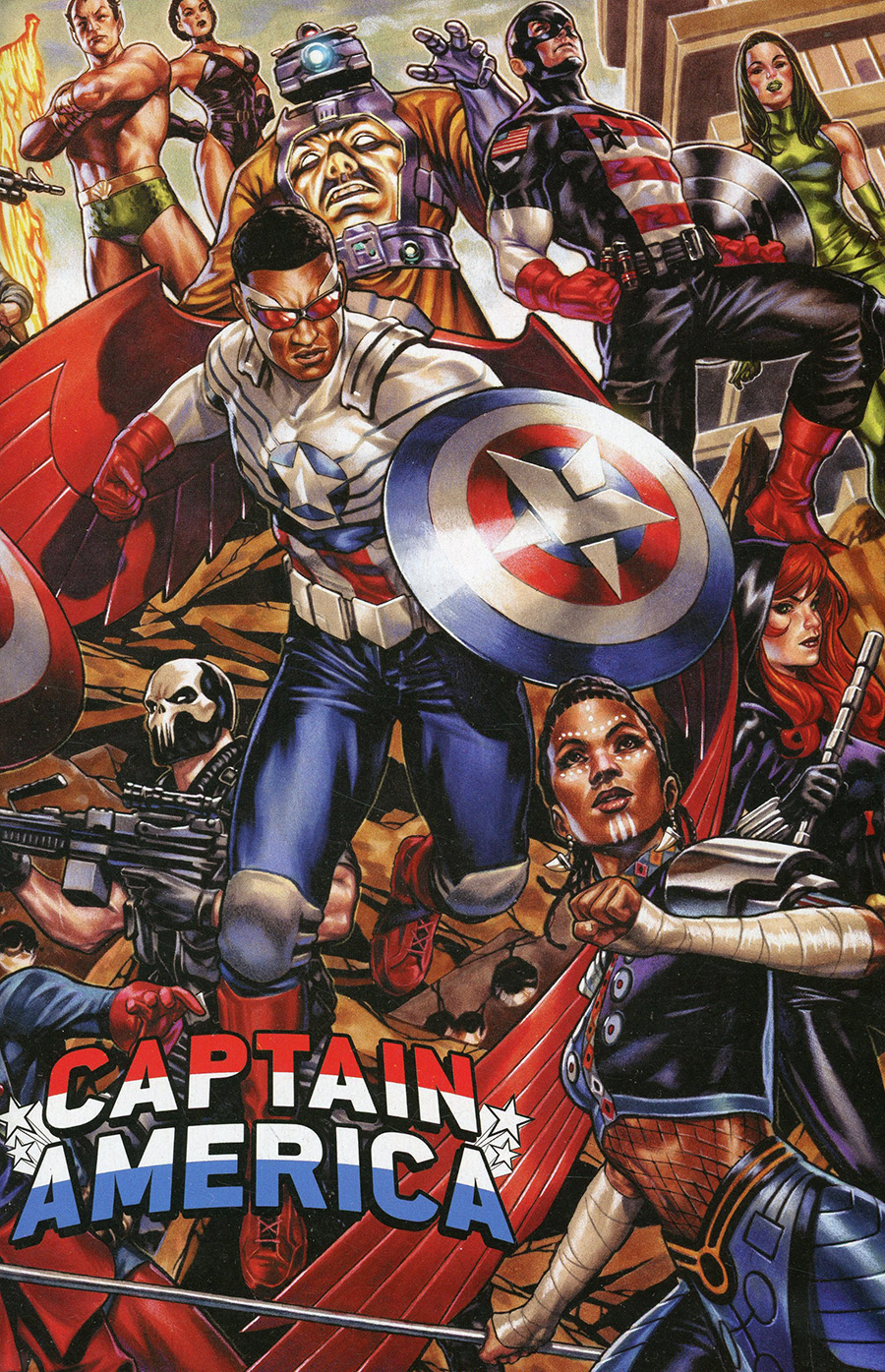 Captain America One Shot #0 Cover D Variant Mark Brooks Wraparound Cover