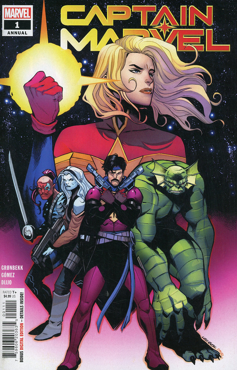 Captain Marvel Vol 9 Annual #1 Cover A Regular Lee Garbett Cover