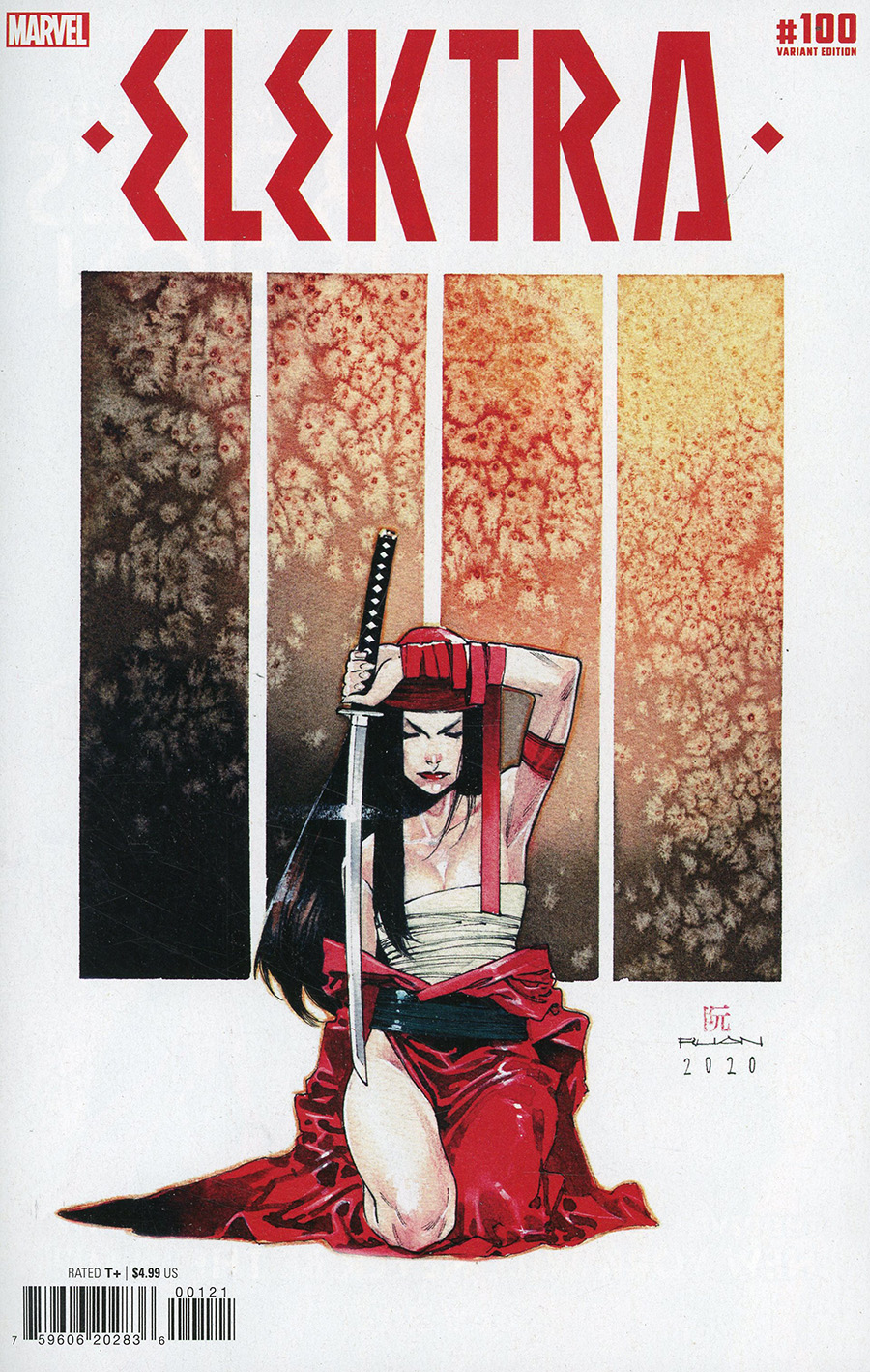 Elektra Vol 4 #100 Cover B Variant Dike Ruan Cover