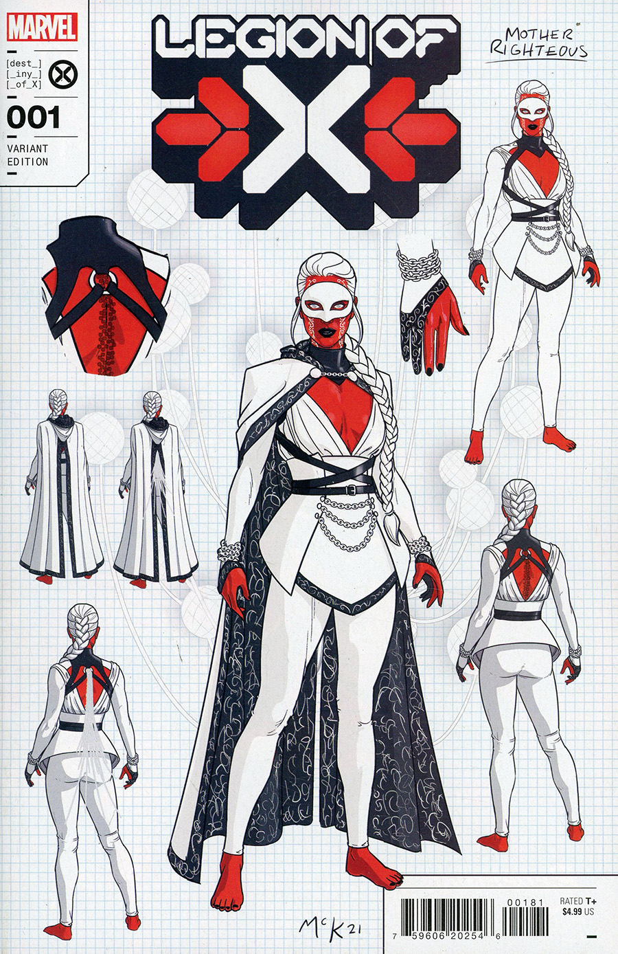 Legion Of X #1 Cover E Variant Jamie McKelvie Design Cover