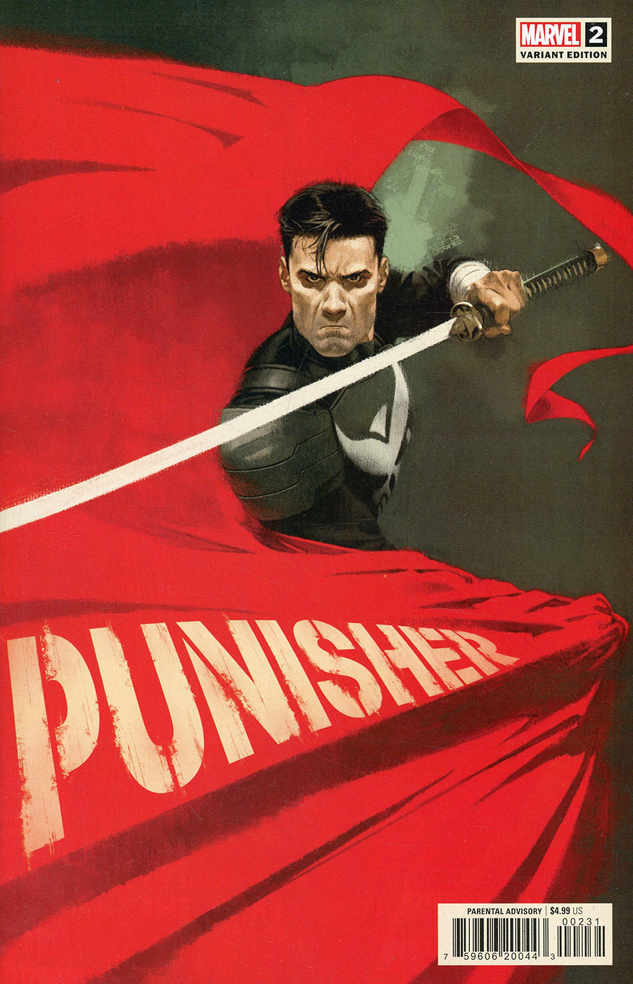 Punisher Vol 12 #2 Cover B Variant Marc Aspinall Cover