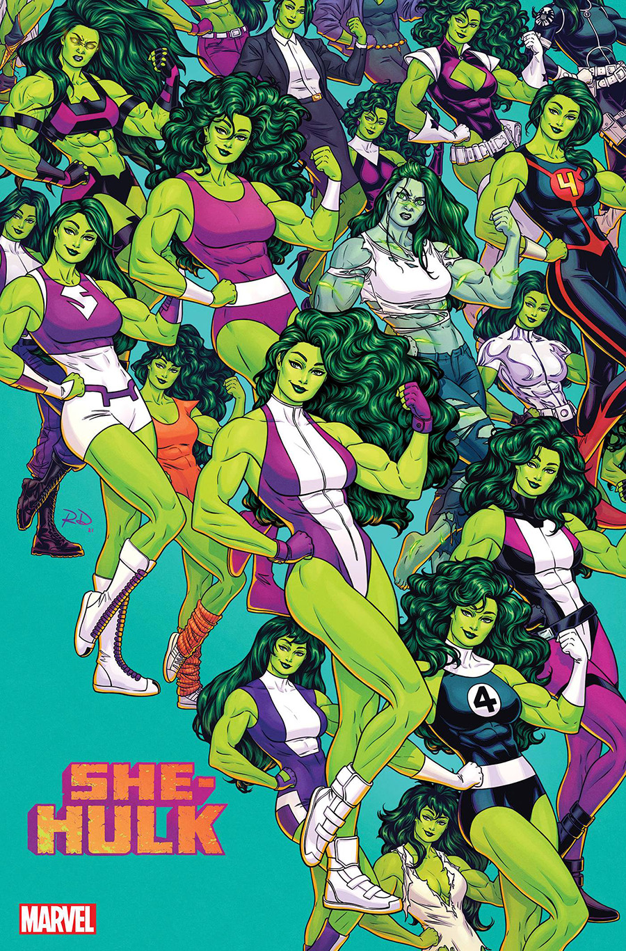 She-Hulk Vol 4 #4 Cover C Variant Russell Dauterman Cover