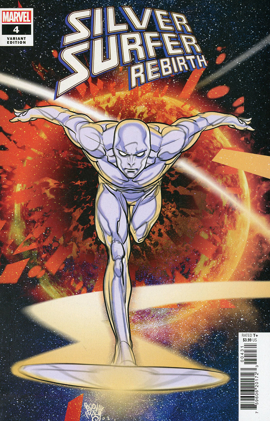Silver Surfer Rebirth #4 Cover C Variant Pasqual Ferry Cover