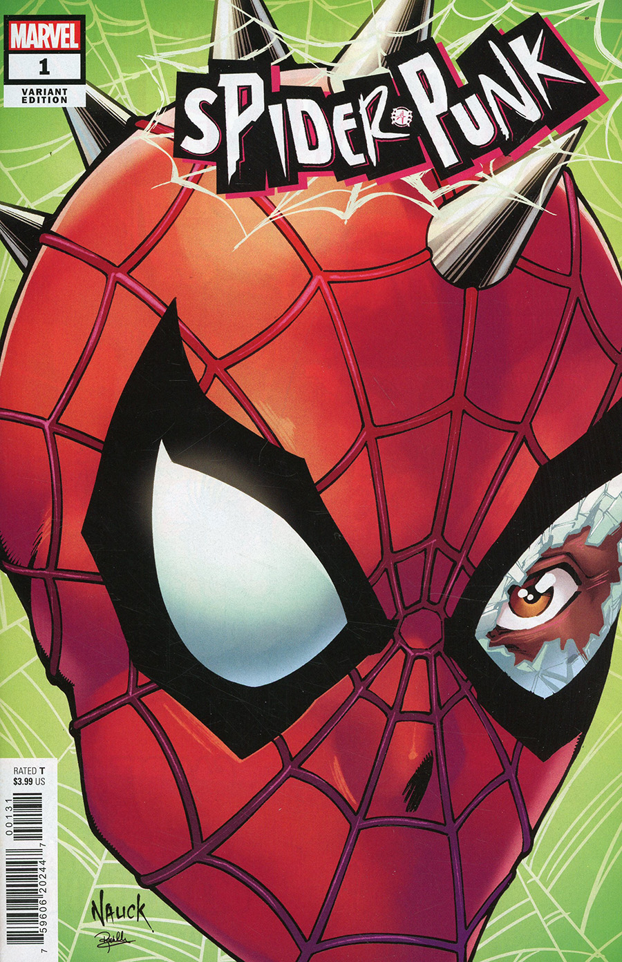 Spider-Punk #1 Cover B Variant Todd Nauck Headshot Cover (Limit 1 Per Customer)