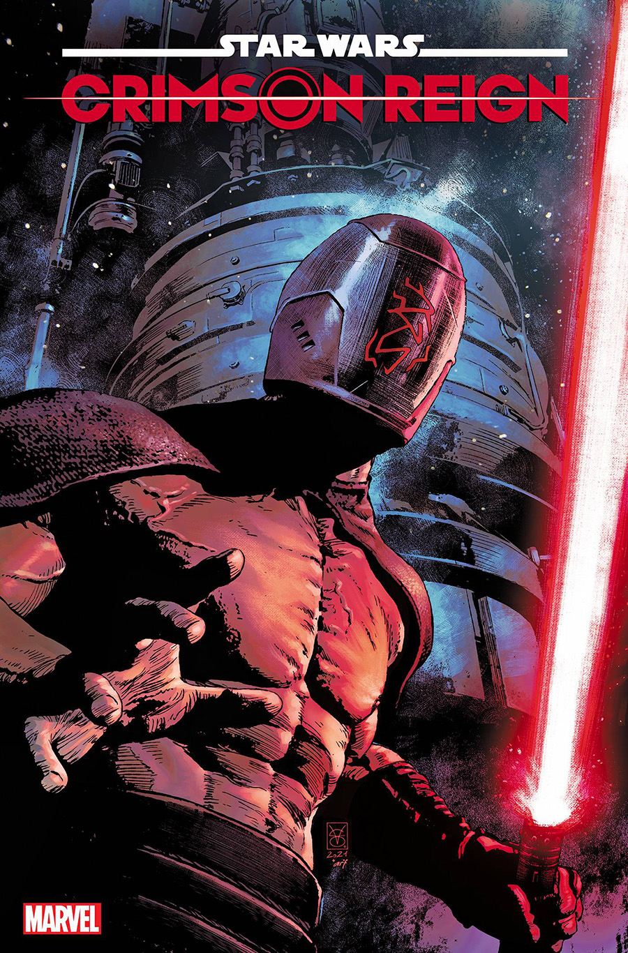 Star Wars Crimson Reign #4 Cover C Variant Valerio Giangiordano Warriors Of Dawn Cover