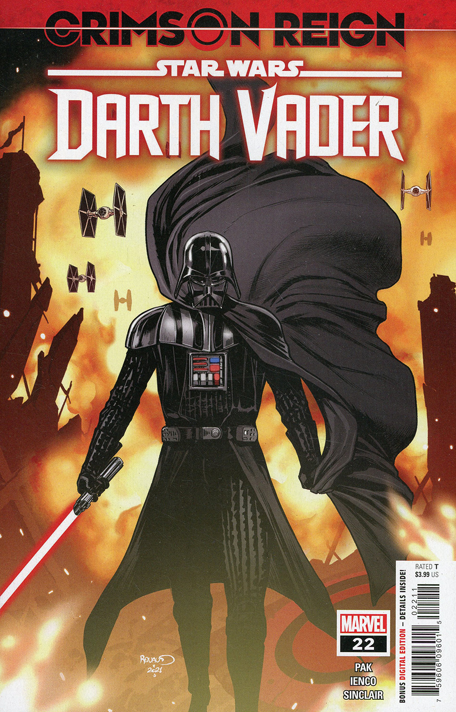 Star Wars Darth Vader #22 Cover A Regular Paul Renaud Cover