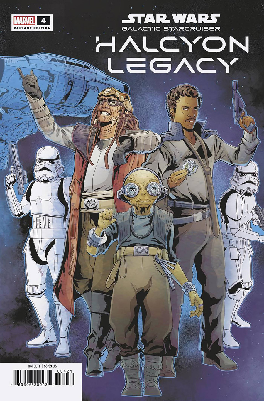Star Wars Halcyon Legacy #4 Cover B Variant Will Sliney Connecting Cover