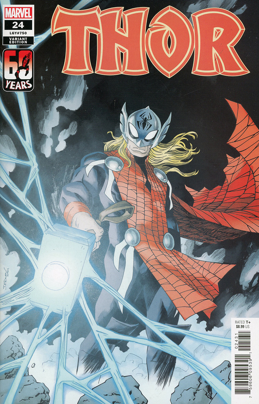 Thor Vol 6 #24 Cover B Variant Declan Shalvey Spider-Man Cover (#750)
