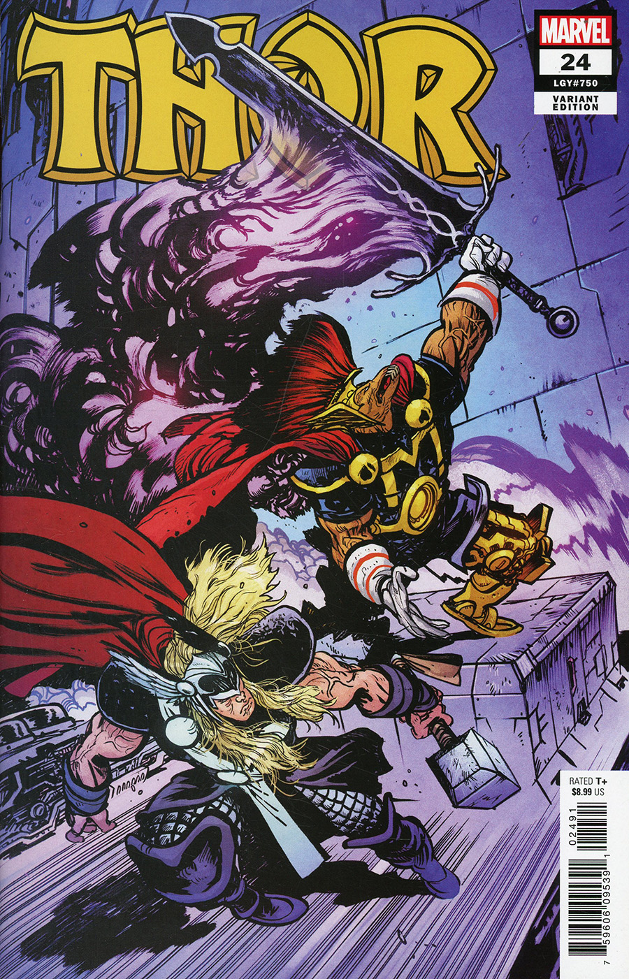 Thor Vol 6 #24 Cover F Variant Daniel Warren Johnson Cover (#750)