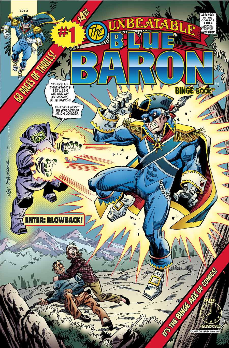 Blue Baron Enter Blowback #1 (One Shot)
