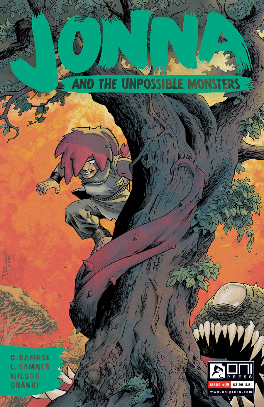 Jonna And The Unpossible Monsters #9 Cover B Variant Declan Shalvey Cover