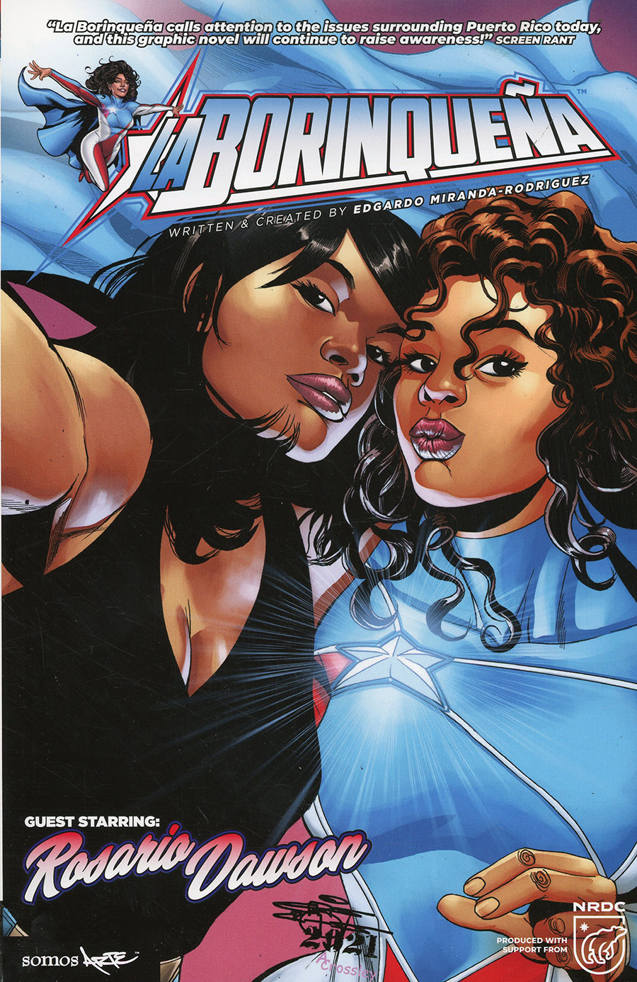 La Borinquena Guest Starring Rosario Dawson #1 (One Shot) Cover C Variant ChrisCross Cover