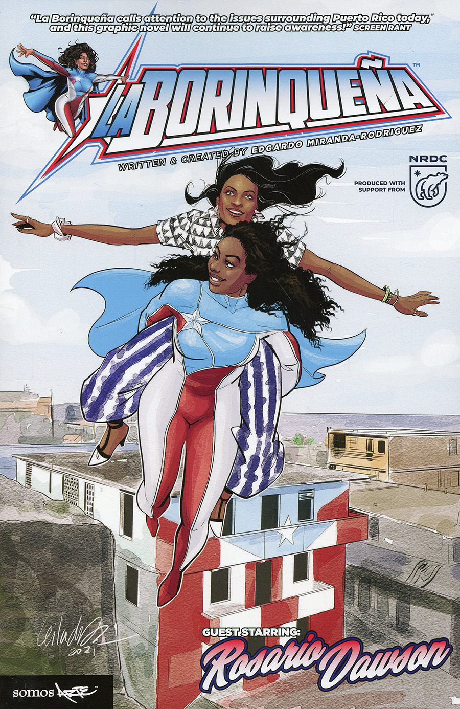 La Borinquena Guest Starring Rosario Dawson #1 (One Shot) Cover E Variant Leila Del Duca Cover