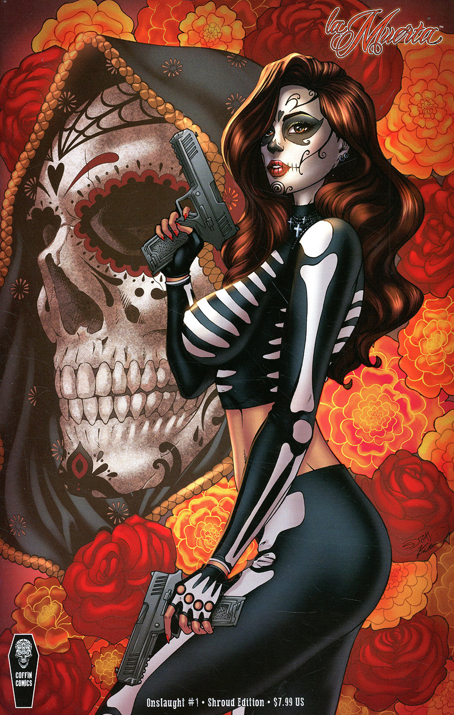 La Muerta Onslaught #1 (One Shot) Cover B Variant Sorah Suhng Shroud Cover