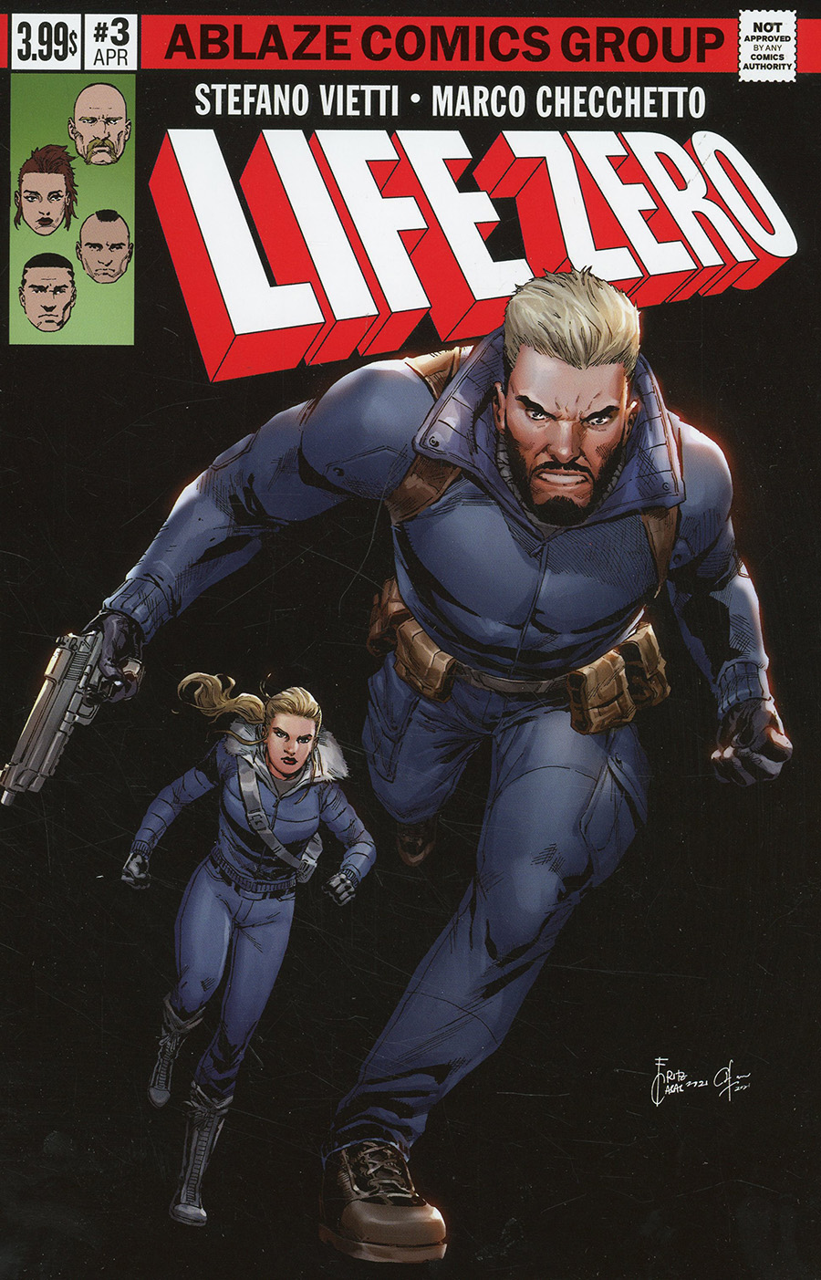 Life Zero #3 Cover D Variant Fritz Casas X-Men 173 Parody Cover