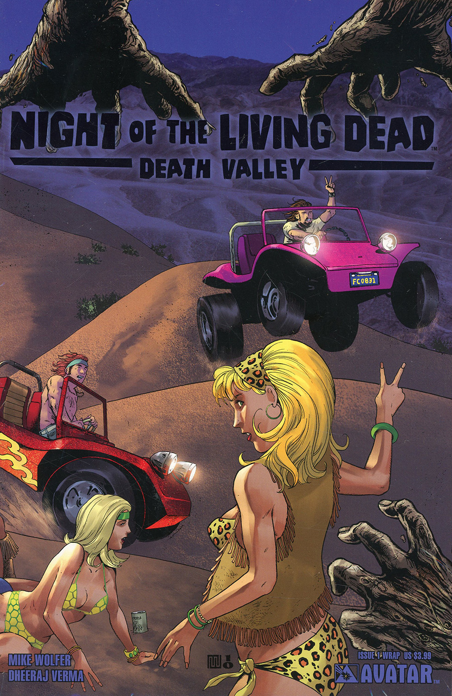 Night Of The Living Dead Death Valley 1-5 Wraparound Covers Bag Set (5-Count)