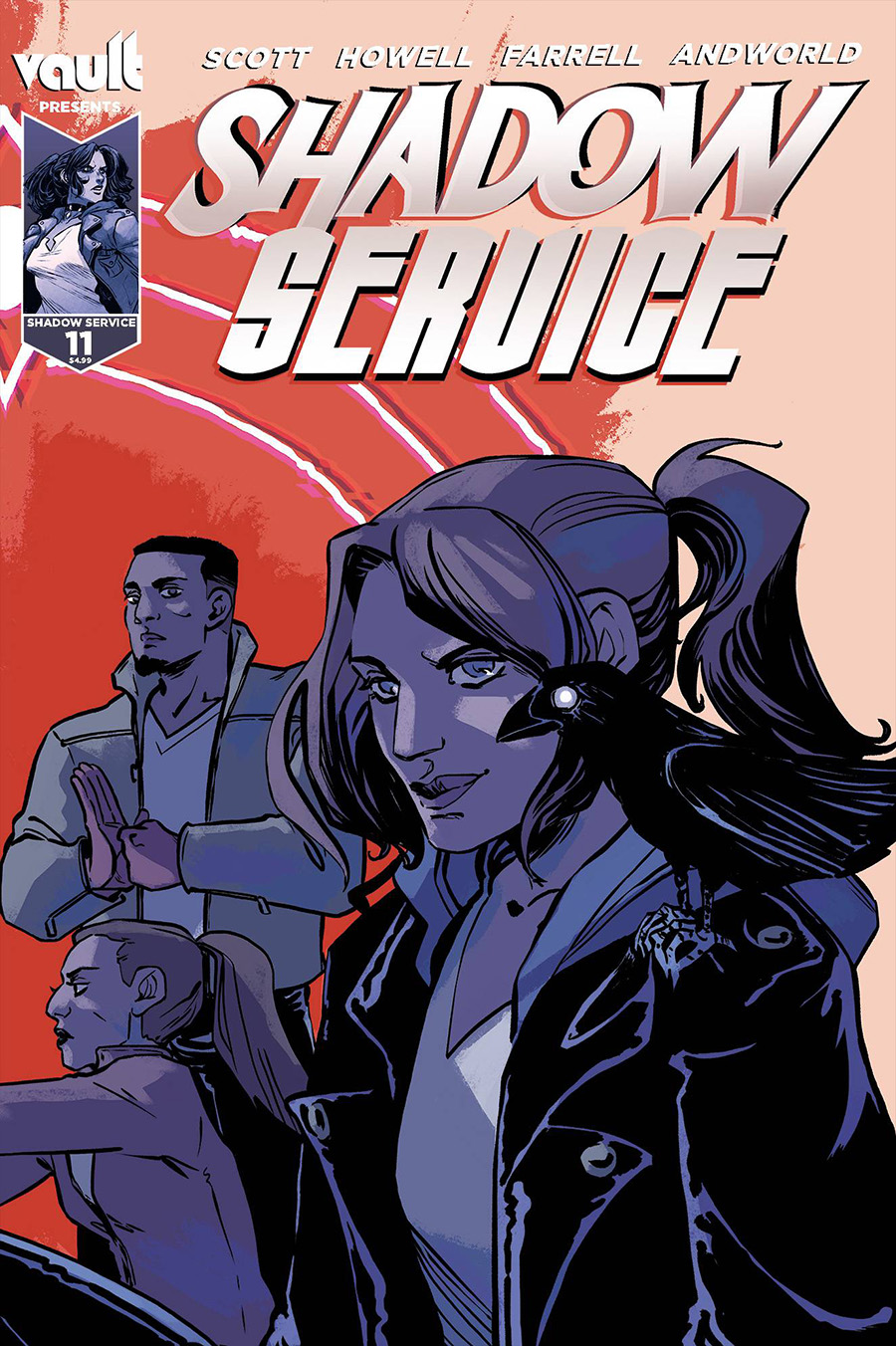 Shadow Service #11 Cover B Variant Rye Hickman Cover