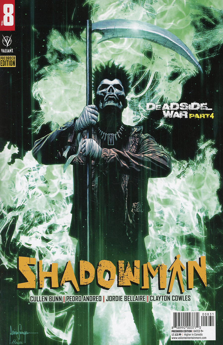 Shadowman Vol 6 #8 Cover C Variant Mico Suayan Pre-Order Edition