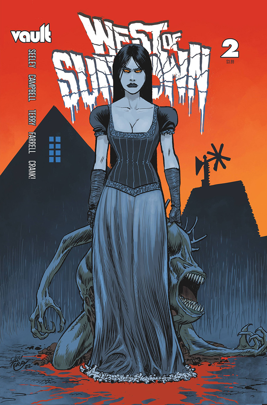 West Of Sundown #2 Cover B Variant Jim Terry Cover