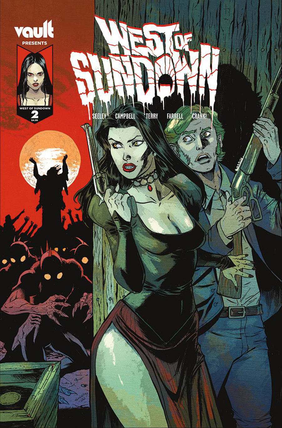 West Of Sundown #2 Cover C Variant Tim Seeley Cover