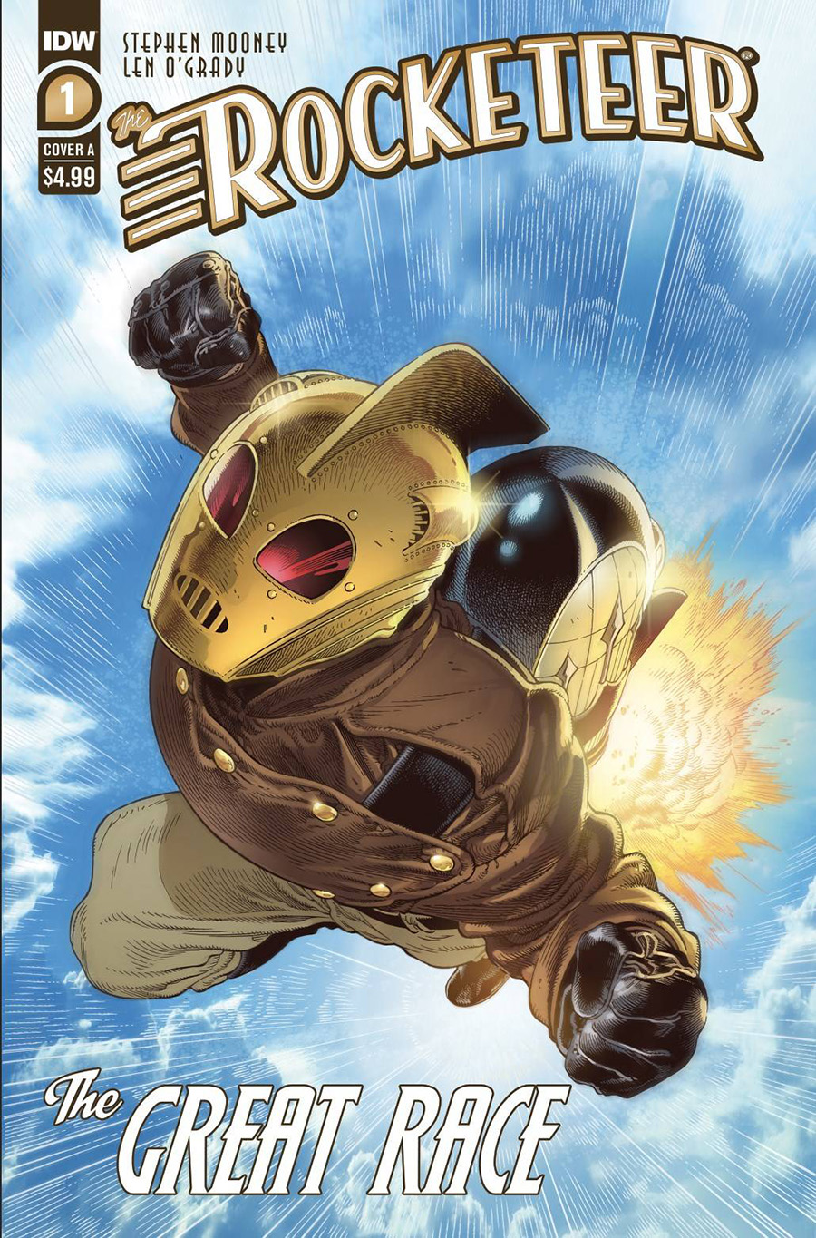 Rocketeer The Great Race #1 Cover A Regular Gabriel Rodriguez Cover