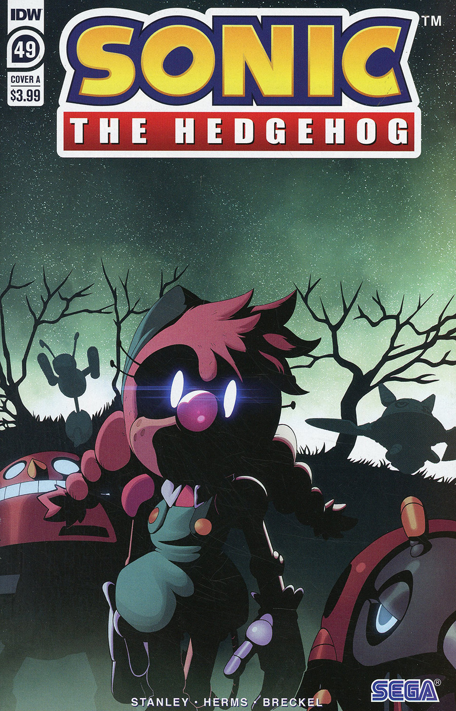 Sonic The Hedgehog Vol 3 #49 Cover A Regular Adam Bryce Thomas Cover
