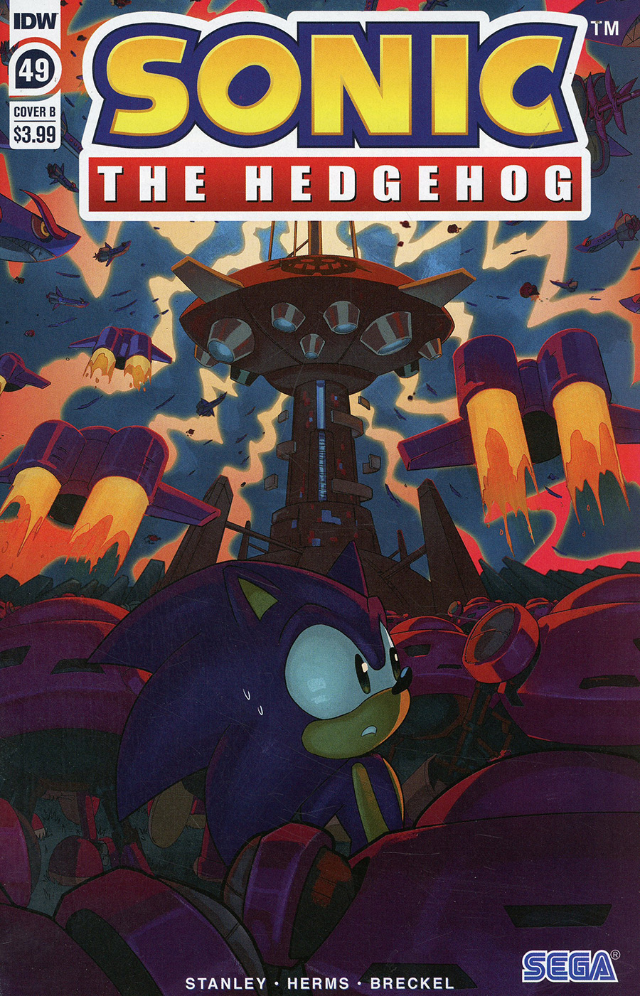 Sonic The Hedgehog Vol 3 #49 Cover B Variant Gigi Dutreix Cover
