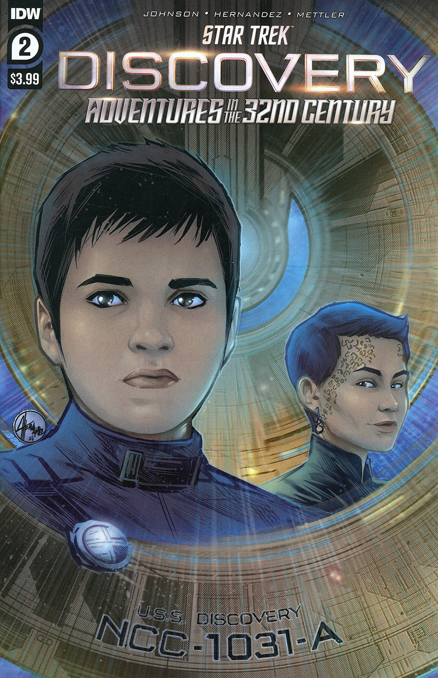 Star Trek Discovery Adventures In The 32nd Century #2 Cover A Regular Angel Hernandez Cover