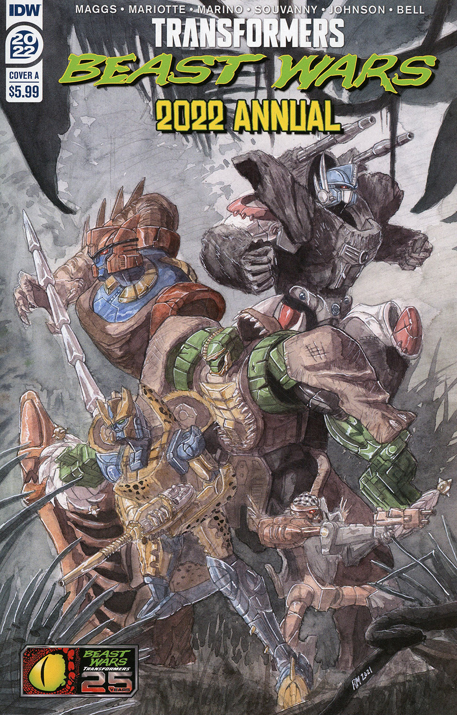 Transformers Beast Wars Vol 2 Annual 2022 #1 Cover A Regular Ryan Miller Cover