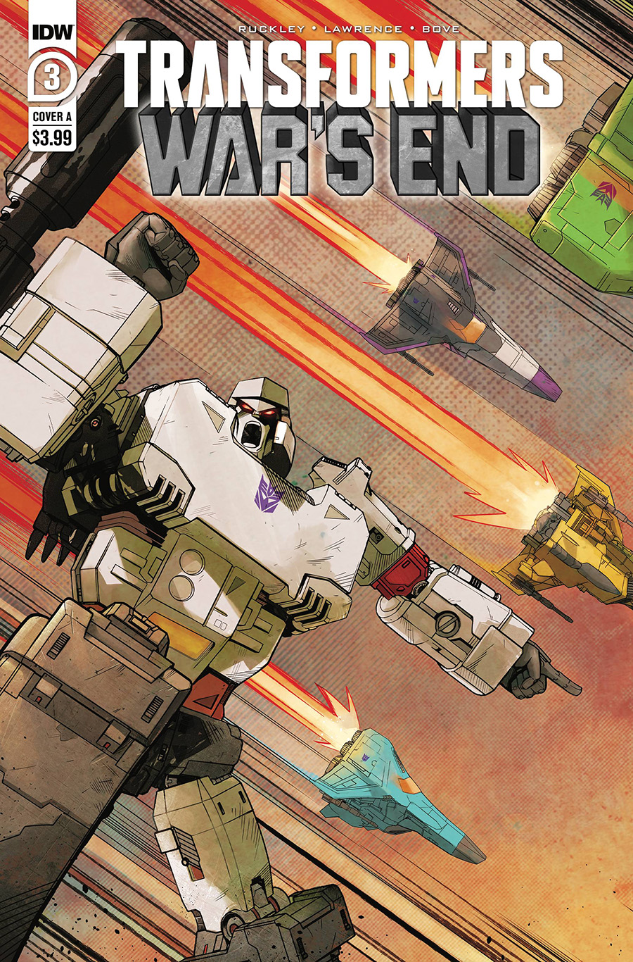 Transformers Wars End #3 Cover A Regular Sebastian Piriz Cover