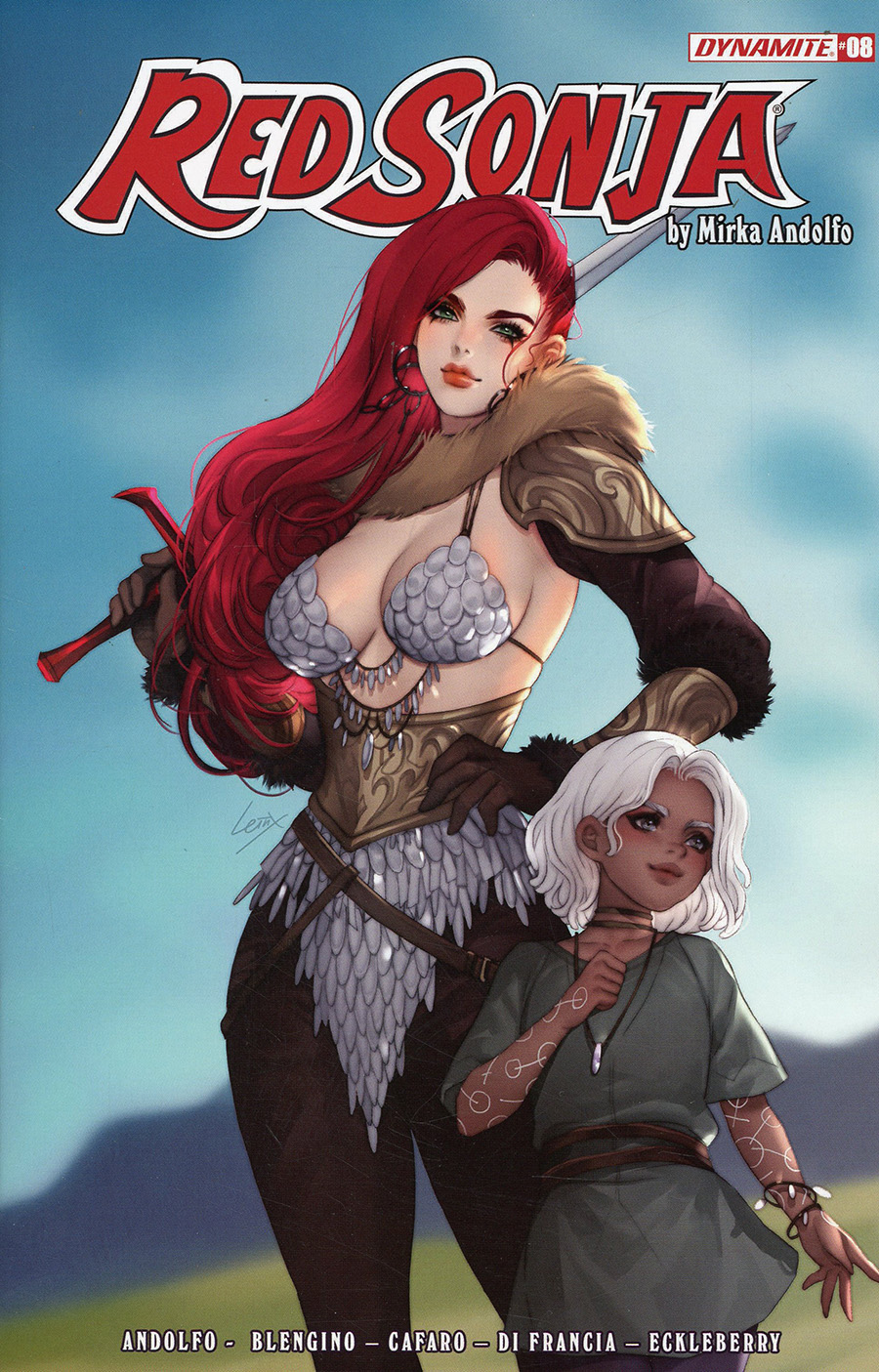 Red Sonja Vol 9 #8 Cover B Variant Lesley Leirix Li Cover