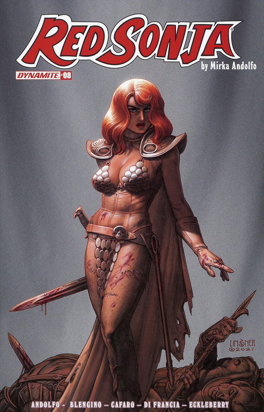 Red Sonja Vol 9 #8 Cover C Variant Joseph Michael Linsner Cover