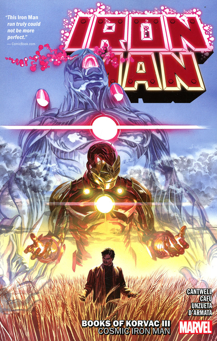 Iron Man (2020) Vol 3 Books Of Korvac III Cosmic Iron Man TP