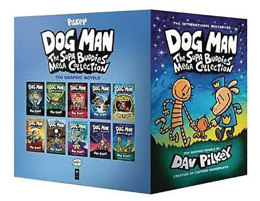 Dog Man Supa Buddies Mega Collection Box Set