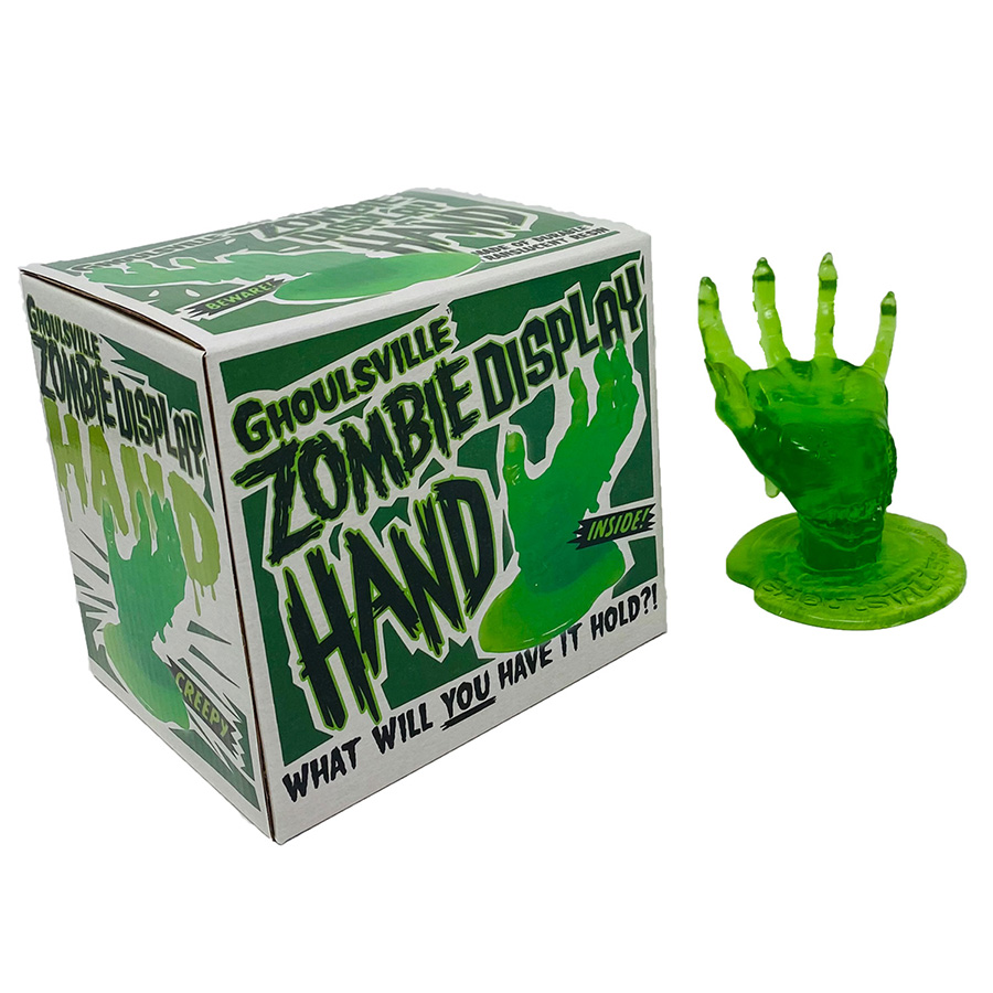Zombie Display Hand - Radioactive Green