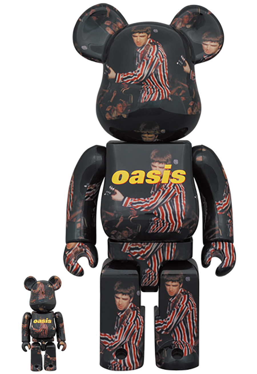 Oasis Knebworth 1996 100 Percent & 400 Percent 2-Pack Bearbrick - Noel Gallagher