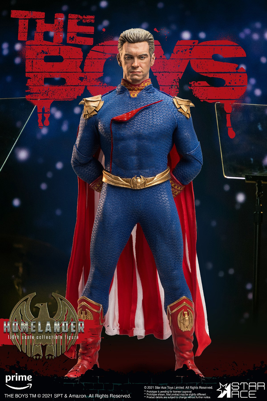 Boys Homelander 1/6 Scale Action Figure Regular Version