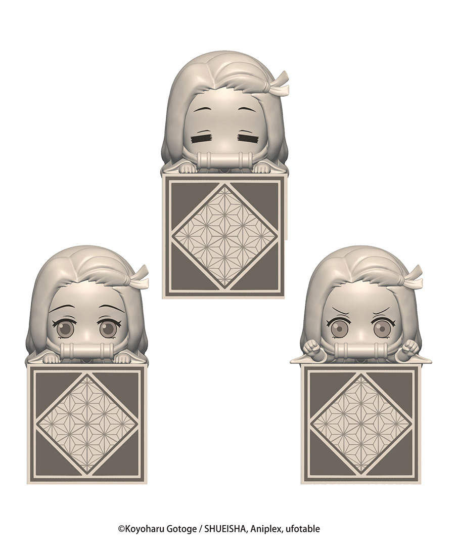 Demon Slayer Kimetsu No Yaiba Hikkake Figure 3-Piece Set - Nezuko Kamado