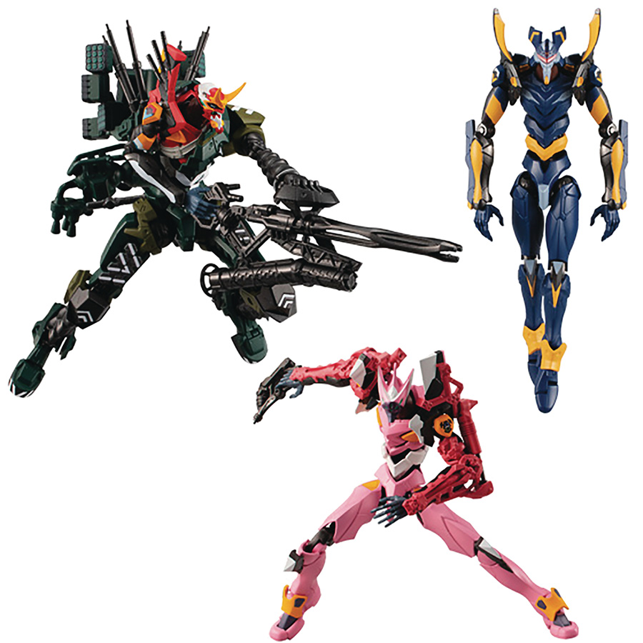 Neon Genesis Evangelion EVA-Frame 04 - Box Of 4 Figures