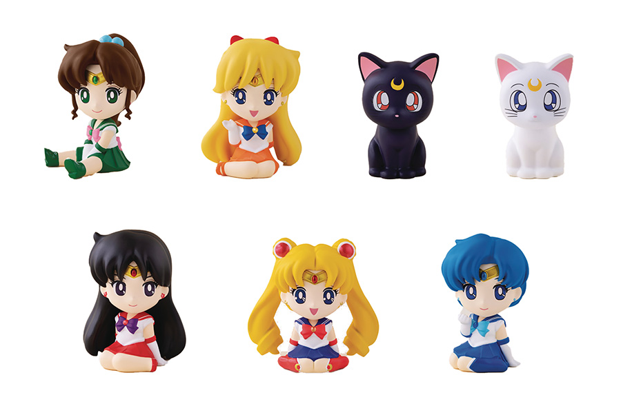 Pretty Guardian Sailor Moon Relaxing Mascot - Box Of 10 - Blind Mystery Box Figures