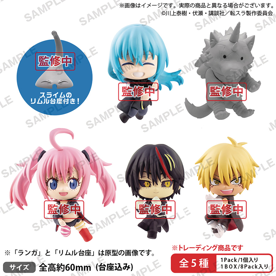 That Time I Got Reincarnated As A Slime Chibi Cable Mascot Vol 2 Blind Mystery Box 8-Piece Display