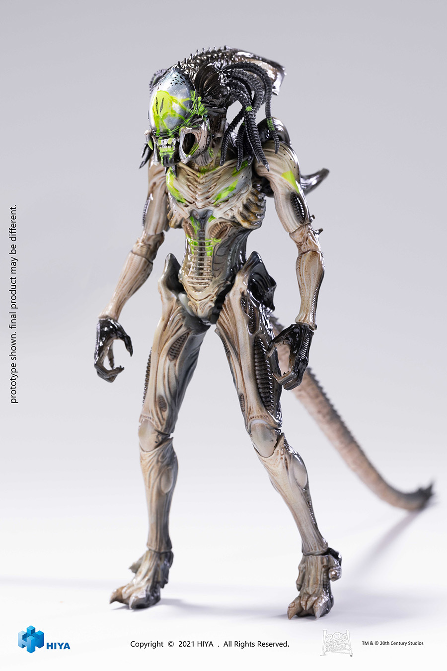 AvP Alien vs Predator Requiem Battle Damage Predalien 1/18 Scale Previews Exclusive Figure