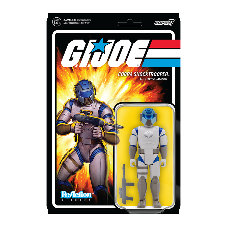 GI Joe ReAction Figure Wave 2 - Cobra Shocktrooper Rifle C