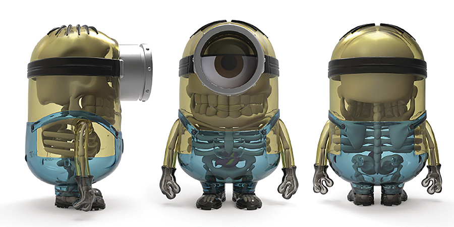Minions Skull 8-Inch Art Figure