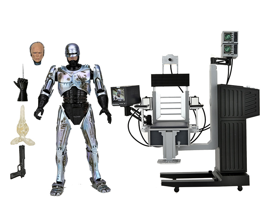 Robocop Battle Damaged Robocop With Chair Ultimate 7-Inch Action Figure